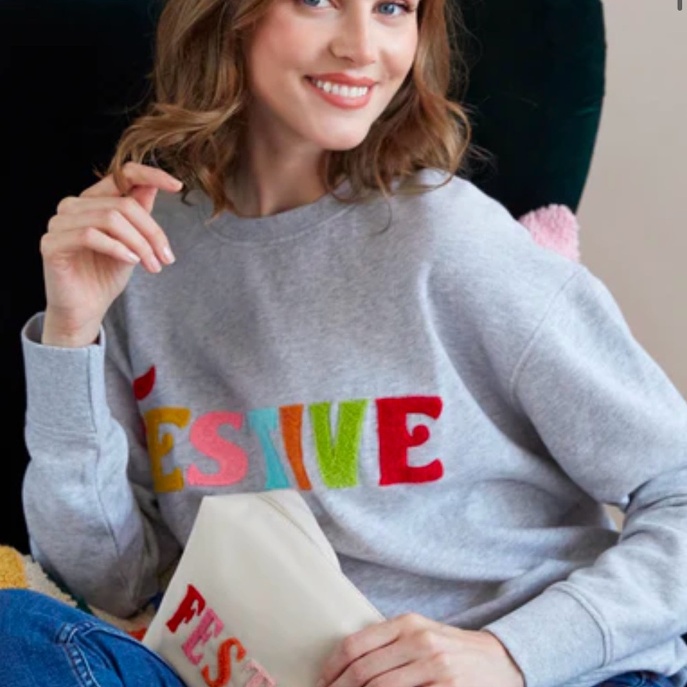 Shiraleah “Festive” Graphic Sweatshirt